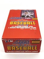 1988 Score MLB Unopened Baseball Card Packs in