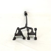 Vintage Branding Iron, "AH"