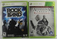 XBOX 360 ROCK BAND & ASSASSINS CREED REVELATIONS