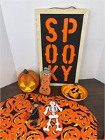 Jack O Lantern Halloween Place Mats and More