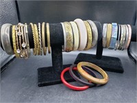 30 Bangle Bracelet Lot
