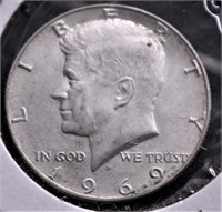 1969 KENNEDY HALF DOLLAR
