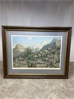 Harry Curieux Adamson signed and numbered bighorn