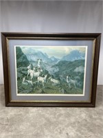 Harry Curieux Adamson signed and numbered bighorn