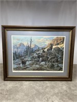 Harry Curieux Adamson signed and numbered bighorn