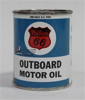 PHILLIPS 66 OUTBOARD MOTOR OIL CAN