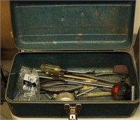 kids metal tool box with tools