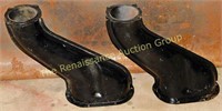 2 1952 Ford Ventilation Intake Cowlings