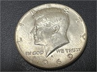 1969-D Kennedy 40% Silver Half Dollar