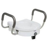 Equate Raised Toilet Seat With Handles  5 Seat Ris