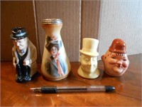 4 Piece Salt and Pepper Shakers and other Items