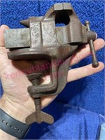 Antique smaller iron vise