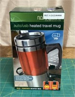 Heated travel mug