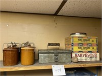 CHEESE CROCKS - METAL BOX - CIGAR BOXES - MORE