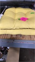 2 chair cushions