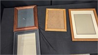 4 wooden picture frames