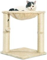 Basics Cat Condo Tree Tower With Hammock Bed And