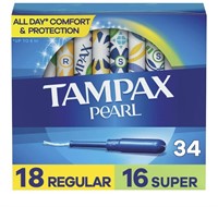 Tampax Pearl Duo Multipack 34ct Regular & Super