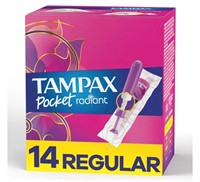 Tampax Pocket Radiant 14ct Tampons Regular