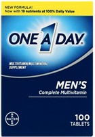 One A Day Mens Multivitamin 100ct Tablets 12/23