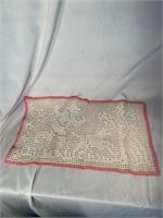 Vintage Hand Crocheted Dresser Doily