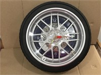 Tire/Rim Man Cave Clock