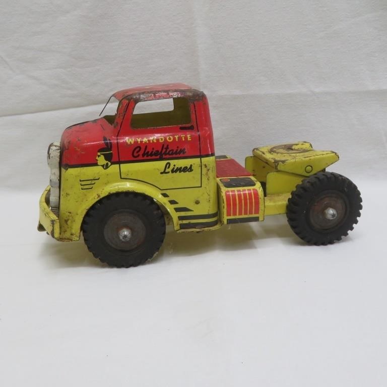 Toy Truck - Wyandotte-Chieftain Lines - Rust /Worn