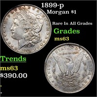 1899-p Morgan $1 Grades Select Unc