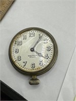 Vintage Pocket Watch-Large Damaged Waltham 8 days