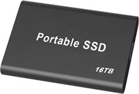 NEW $100 16TB External Hard Drive SSD, Portable