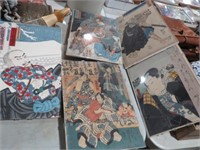 COLL OF ORIENTAL RICE PAPER PAINTINGS
