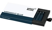 (7pcs) Montblanc Ink Cartridges Midnight Blue