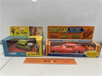 2 x Boxed Model Cars Inc. MR BEAN & Remote