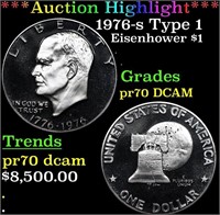 Proof ***Auction Highlight*** 1976-s Type 1 Eisenh