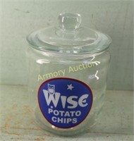 WISE LIDED GLASS JAR