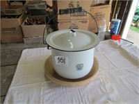 BLUE VALLEY COMMODE BUCKET W/ LABEL