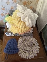 Assorted knitted accessories
