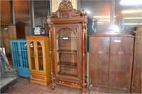 Ornate Wooden China Cabinet