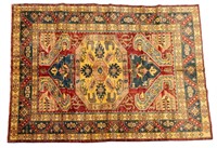 Kazak Style Veg. Dye Carpet