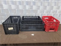 4 Plastic crates