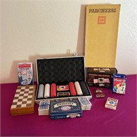 Milwaukee Poker Set, Phase 10, Parcheesi +++