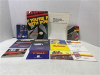 NINTENDO NES POSTERS, GAME INSTRUCTION BOOKLETS,