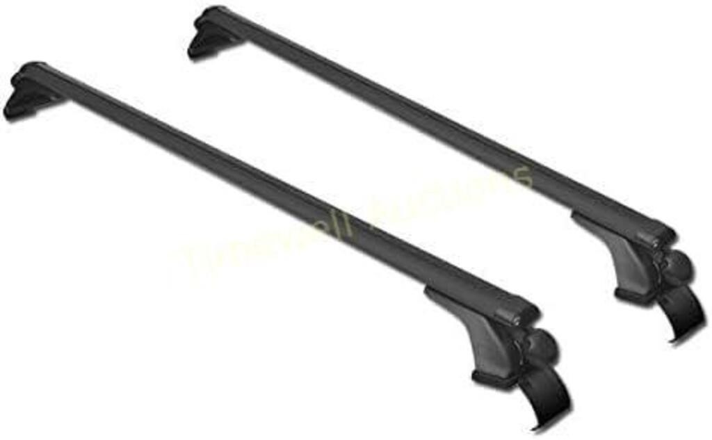 48 Universal Fit Black Aluminum Roof Rack