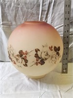 Painted Globe Hurricane Lamp Shade