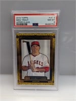 2014 Topps "Upper Class" (Gold) Mike Trout PSA 8