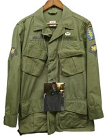 Named Special Forces Jungle Fatigue Jacket & Photo