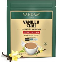 Sealed- VAHDAM, Instant Vanilla Chai Tea Latte (24