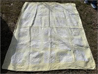 Vintage Handmade Shoo Fly Quilt- See Descrption