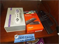 SNES & Firestick with games