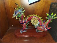 Beautiful Cloisonne Dragon Figurine